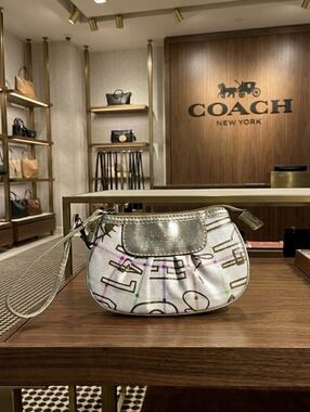 Coach Graffiti Wristlet